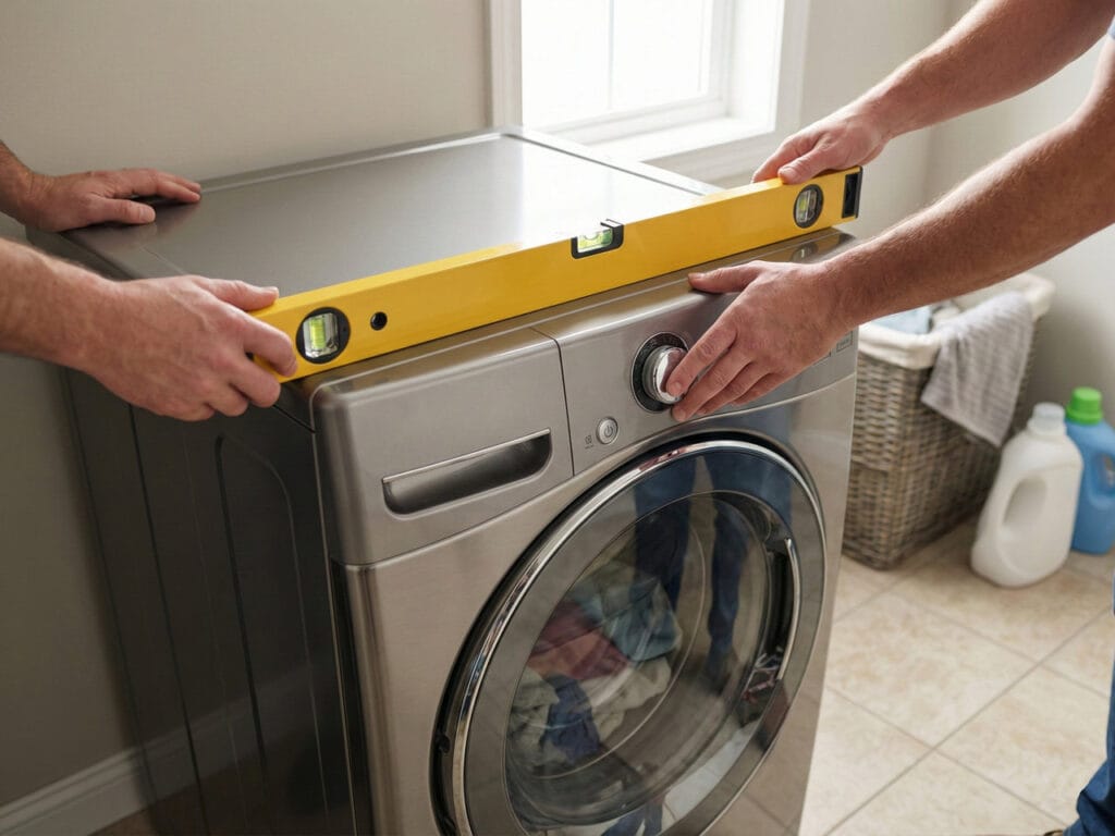 έλεγχος του αλφαδιάσματος οταν το πλυντηριο περπαταει στο μπανιο